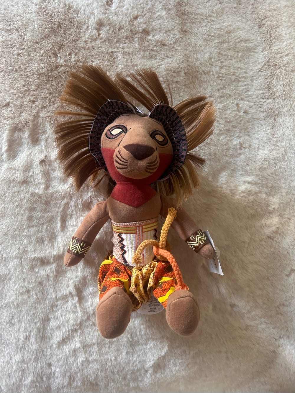Disney 2001 Simba-The Lion 🦁 King The Broadway Musical 🎭 Plush